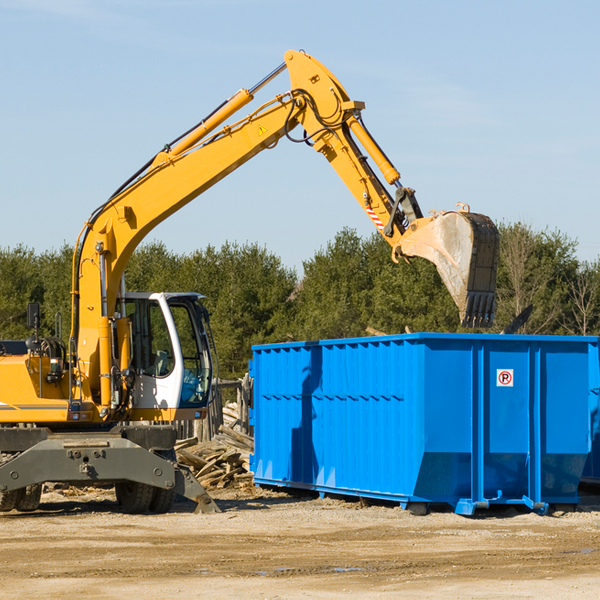 how does a residential dumpster rental service work in Harpersville